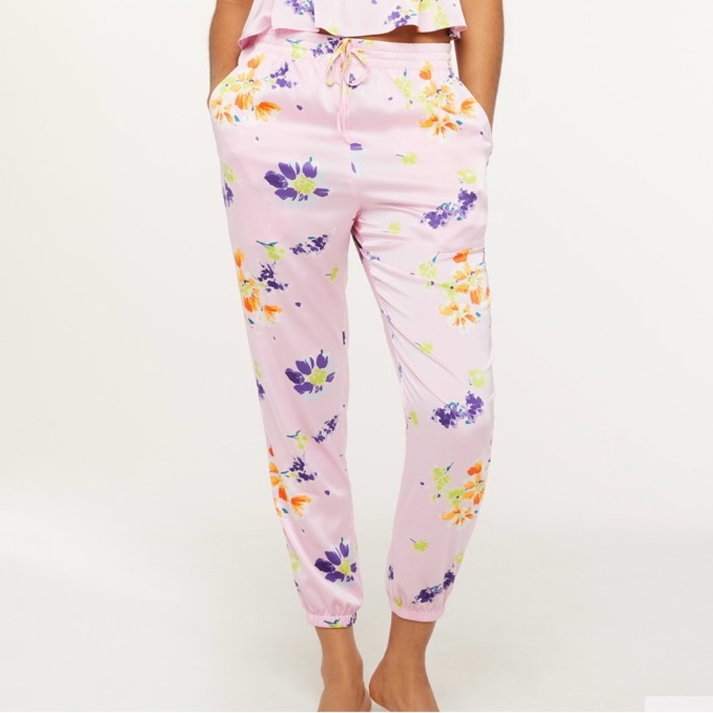 Savage x fenty night blooms satin sleep pants